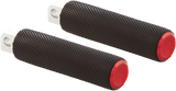 ARLEN NESS Foot Pegs - Knurled - Red 07-938
