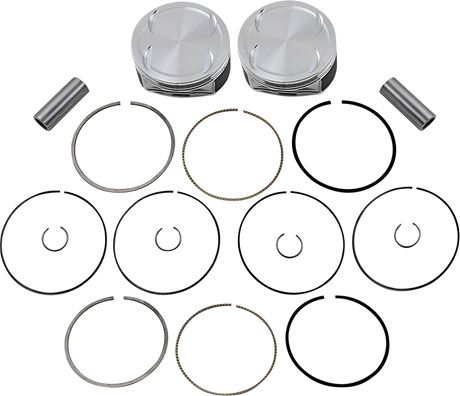 JE PISTONS Piston Kit - 4.25" Bore - +0.313" Oversize - 107" M8 370246