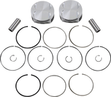 JE PISTONS Piston Kit - 4.125" Bore - +0.050" Oversize - 114"/117" M8 370251