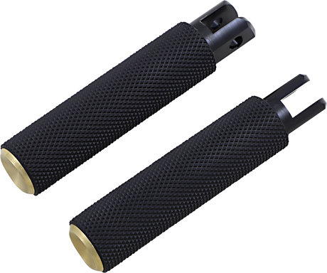 ARLEN NESS Knurled Foot Pegs - Brass - FX/FL '18-'25 07-944