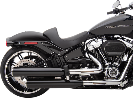 Drag Specialties Seats EZ-Solo Seat for Harley FXBR/S '18-'20 with Solar-Reflective Leather - Part 0802-1271