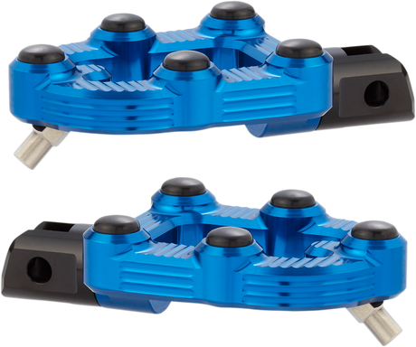 ARLEN NESS MX Foot Pegs - Driver - Blue 07-903