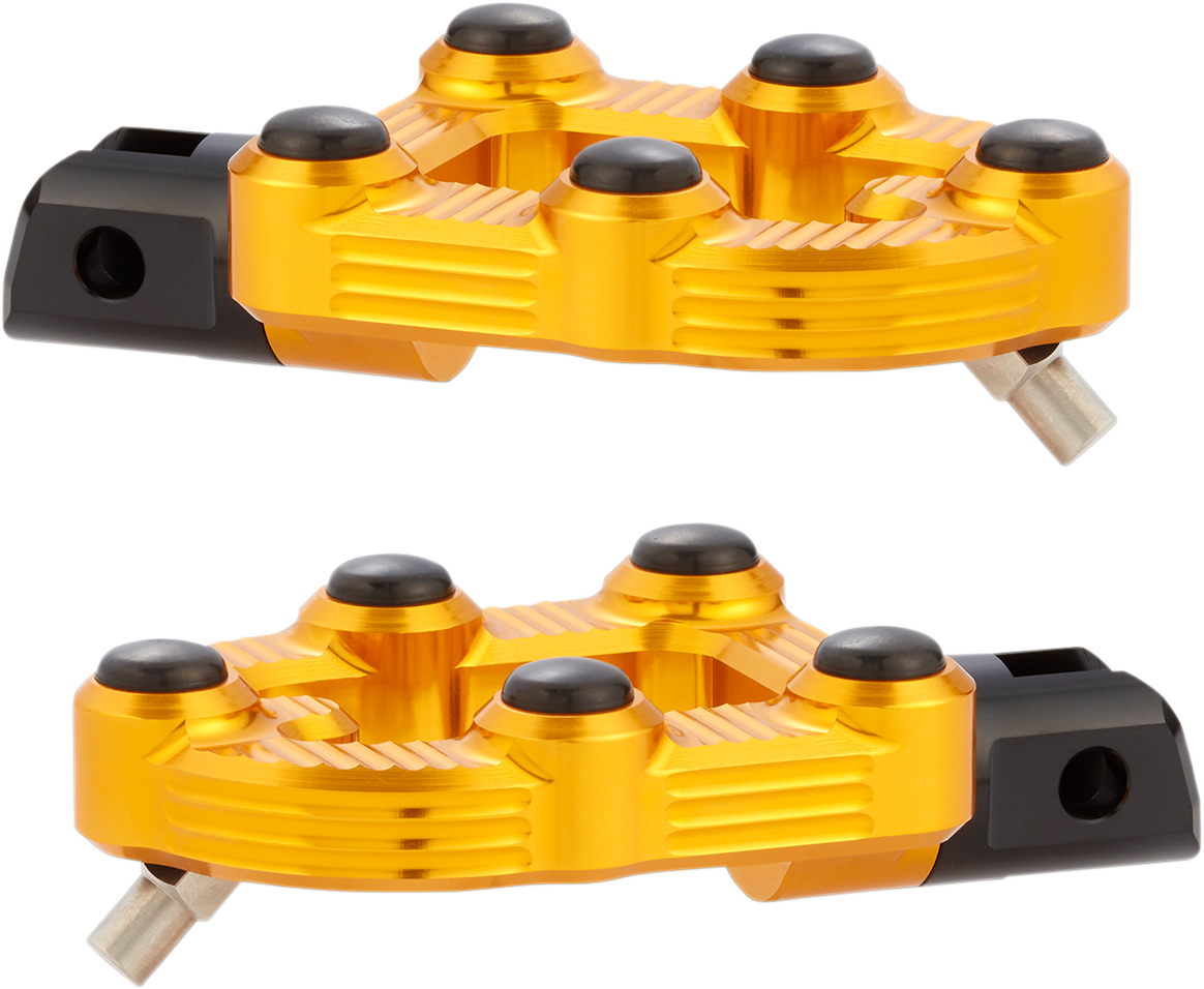 ARLEN NESS MX Foot Pegs - Driver - Gold 07-935