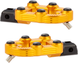 ARLEN NESS MX Foot Pegs - Driver - Gold 07-935