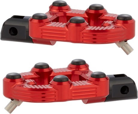 ARLEN NESS MX Foot Pegs - Driver - Red 07-946