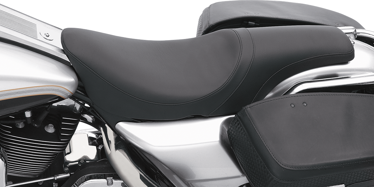 DRAG SPECIALTIES SEATS Predator Seat with Smooth Finish for Harley FLHR/FLHX 1997-2007 – Part Number 0801-0212