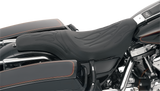Drag Specialties Seats Predator Seat with Flame Stitching for Harley FLHR/FLHX 1997-2007 - Part #0801-0213