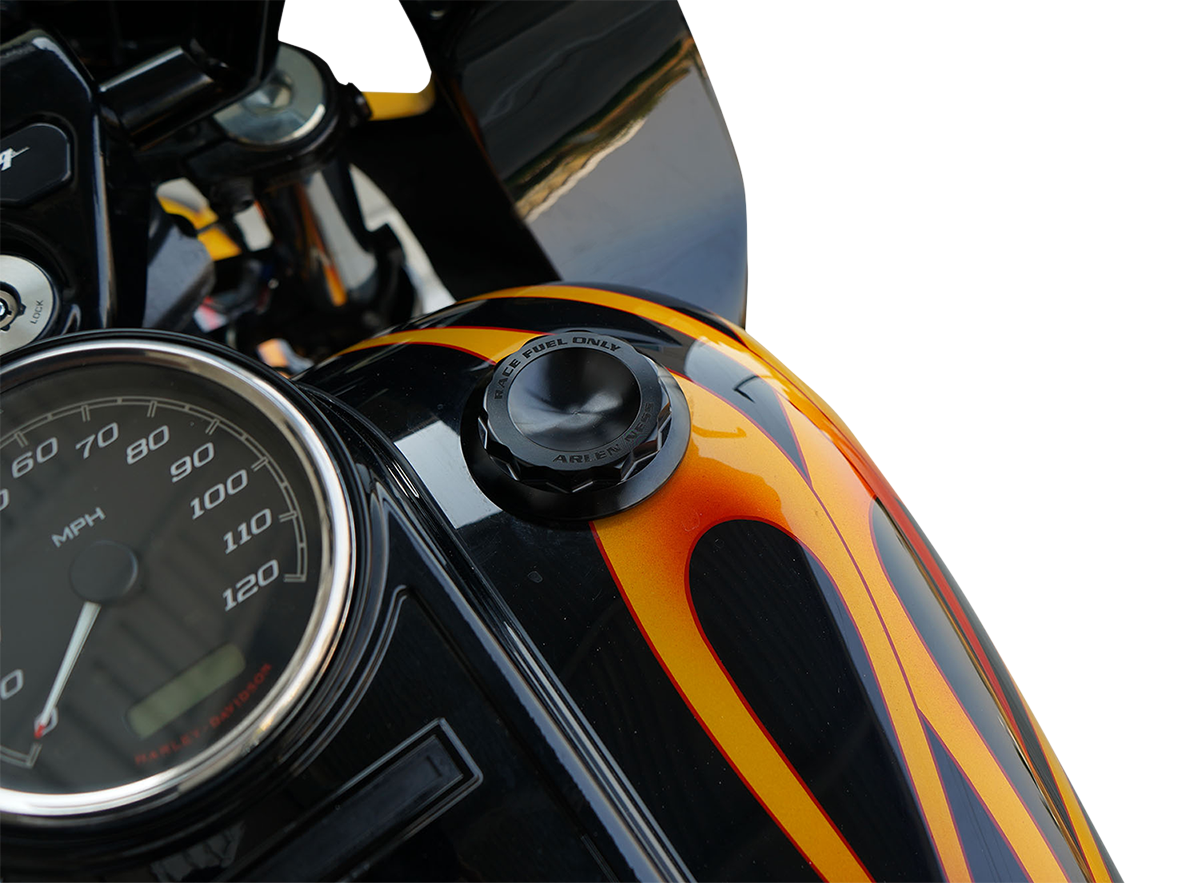 ARLEN NESS Vented Gas Cap - 12 Point - Black 701-010