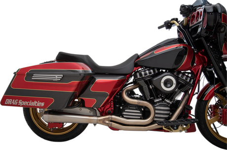 Drag Specialties Seats Predator 2-Up Seat with Smooth Finish for Harley-Davidson FL 2008-2022 | Part #0801-1268