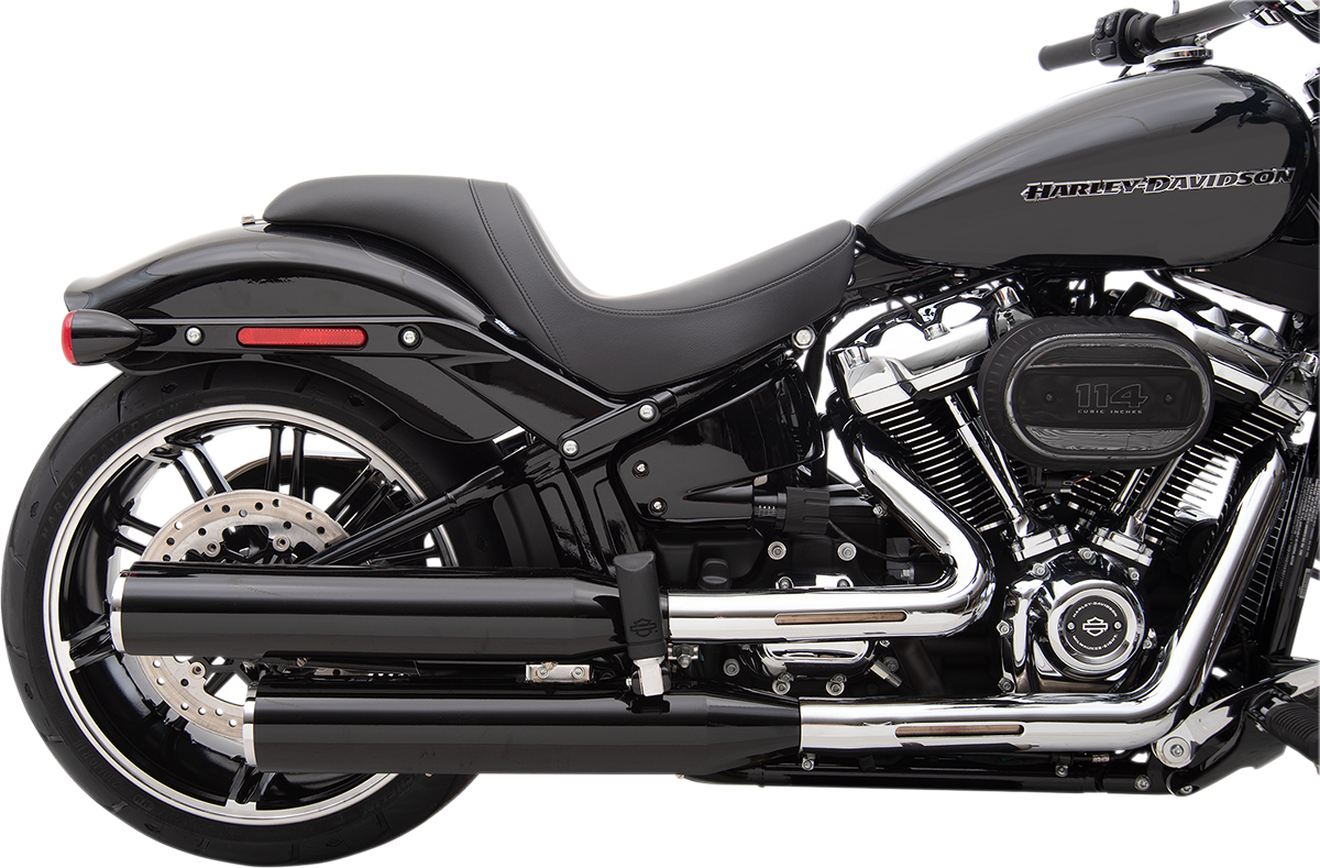 Drag Specialties Seats Predator Seat for Harley FXBR/S '18-'20 with Smooth Vinyl Finish (Part #0802-1264)