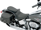 Drag Specialties Seats Solo Seat with Driver Backrest for Harley FL/FX 2000-2006 - Part 0802-0632