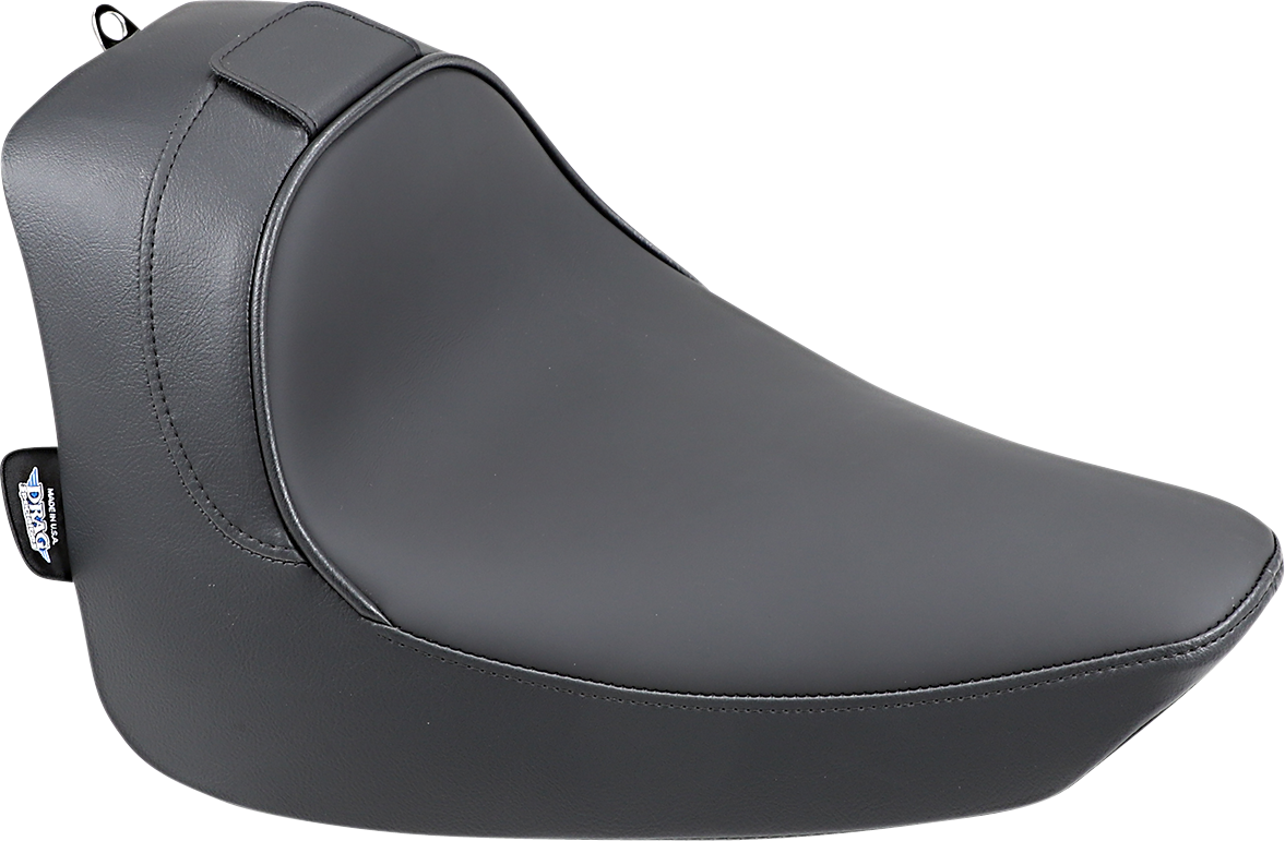 Drag Specialties Seats Solo Seat with Driver Backrest for Harley FL/FX 2000-2006 - Part 0802-0632