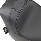 Drag Specialties Seats Solo Seat with Driver Backrest for Harley FL/FX 2000-2006 - Part 0802-0632
