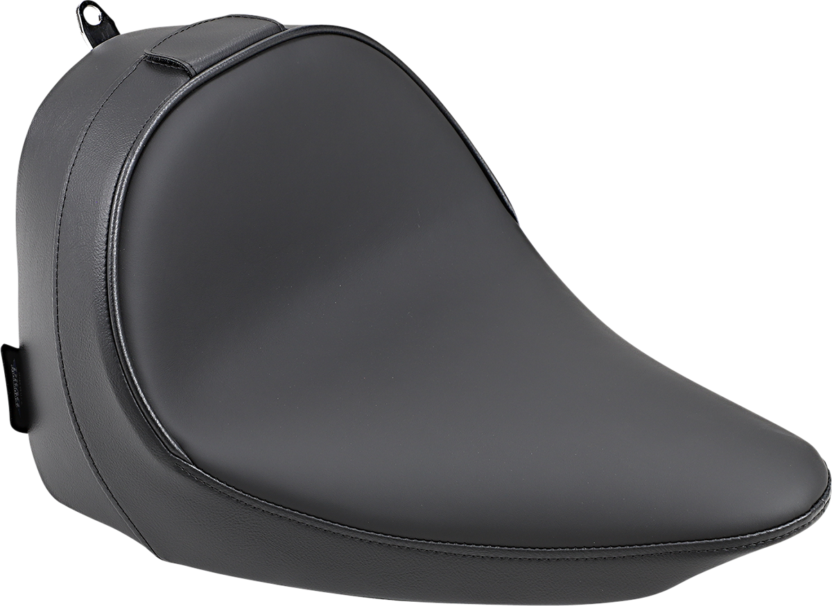 DRAG SPECIALTIES SEATS Solo Seat with Backrest for Harley FX Series 2011-2017 - Smooth Design