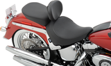 DRAG SPECIALTIES SEATS Solo Seat with Backrest for Harley-Davidson FLST (2000-2017) - 0802-0806