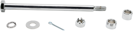 Drag Specialties Rear Chrome Axle Kit for Harley-Davidson Sportster 1977-1999 (Part No. 16-0294-BC520)