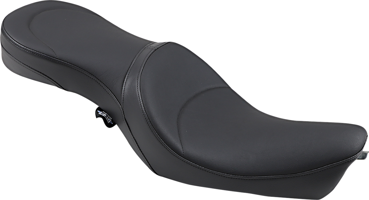 Drag Specialties Seats Predator III Double Diamond Seat with Red Stitching for Harley FXD/FLD 2006-2017 – Model 0803-0604