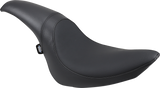 Drag Specialties Seats Predator Seat for Harley FXST '06-'17 - Black Smooth with Custom Foam and ABS Base