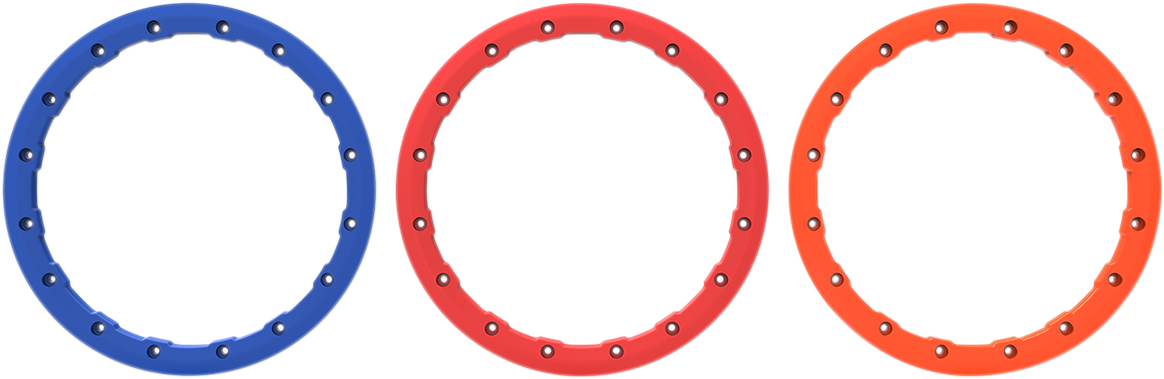 AMS Beadlock Ring Replacement for Roll'n 106 Wheels - 14 Inch - Red - Part #14B04