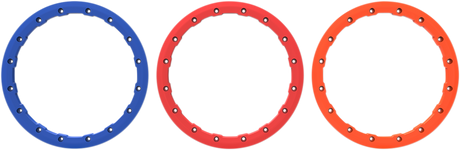 AMS Beadlock Ring Replacement for Roll'n 106 Wheels - 14 Inch - Red - Part #14B04