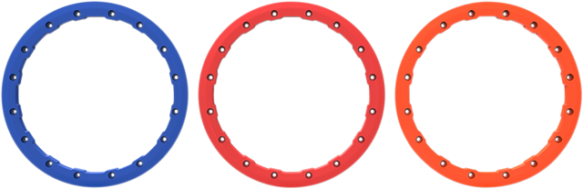 AMS Beadlock Ring Replacement for Roll'n 106 Wheels - 14 Inch - Red - Part #14B04