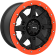 AMS Beadlock Ring Replacement for Roll'n 106 Wheels - 15 Inch, Orange (Part Number: 15B02)
