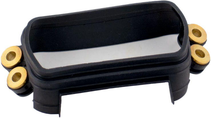 KOSO D2 HUD Rubber Gasket with Inserts for Harley-Davidson Streetbob & Custom Bikes