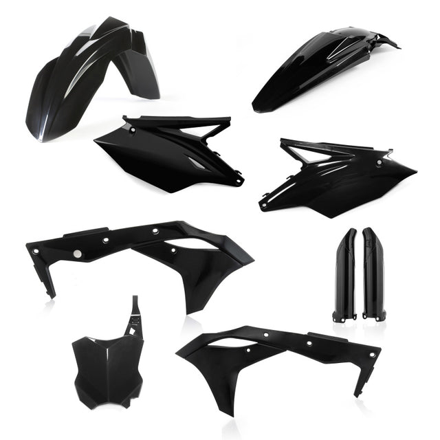 Acerbis 2018 Kawasaki KX250F/2019-2020 KX250 Full Plastic Kit - Black | Powersports Vehicle Fitment