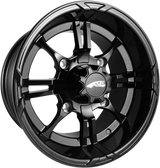 AMS Roll'n 108 Wheel - Front - Black Finish - 14x8 Inches - Fits 4/156 Bolt Pattern