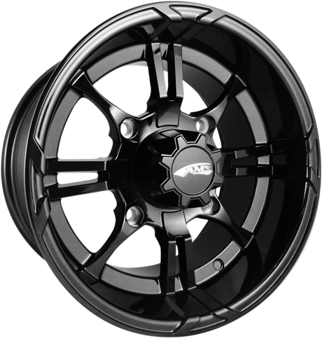 AMS Roll'n 108 Wheel - Front 14x8 Black for 4/137 Bolt Pattern - Part #0230-0861