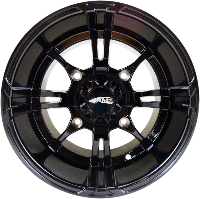 AMS Roll'n 108 Wheel - Rear 14x10 Black for 4/137 Bolt Pattern - Part Number 0230-0862
