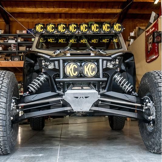 Can Am X3 Double Tube Front Bumper with Bulkhead