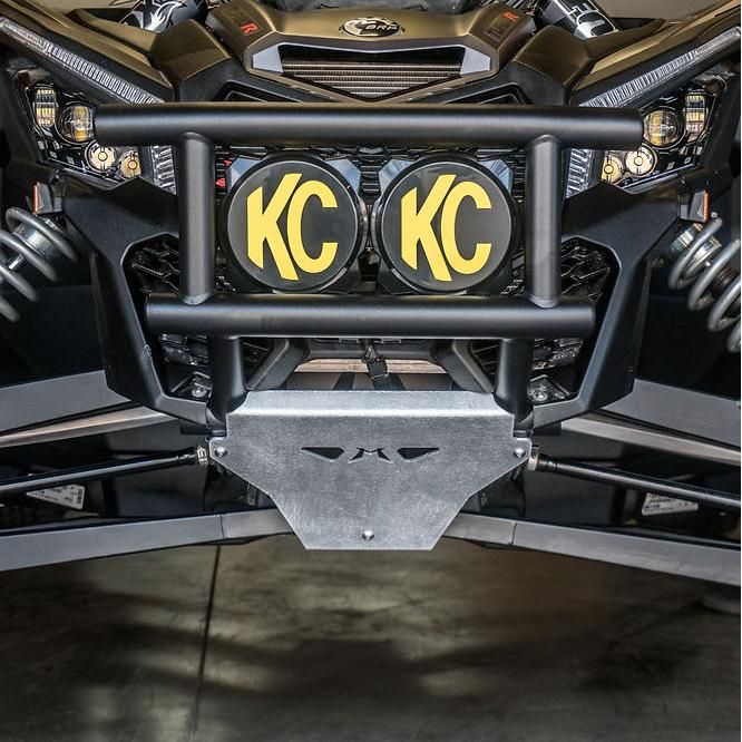 Can Am X3 Double Tube Front Bumper with Bulkhead