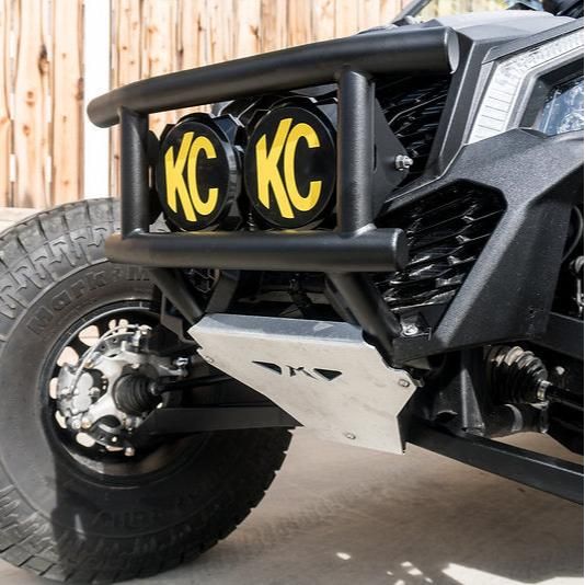 Can Am X3 Double Tube Front Bumper with Bulkhead