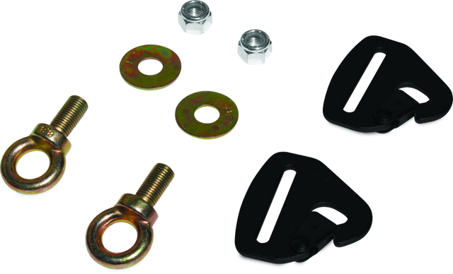 DragonFire Racing Quick-Release Snap Hook Harness Tab Kits - 2 Inch