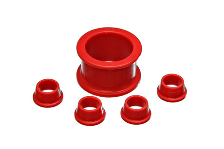 Energy Suspension 16.10104R Red Power Steering Rack Bushing Set for 1999-2000 Honda Civic and Civic Si