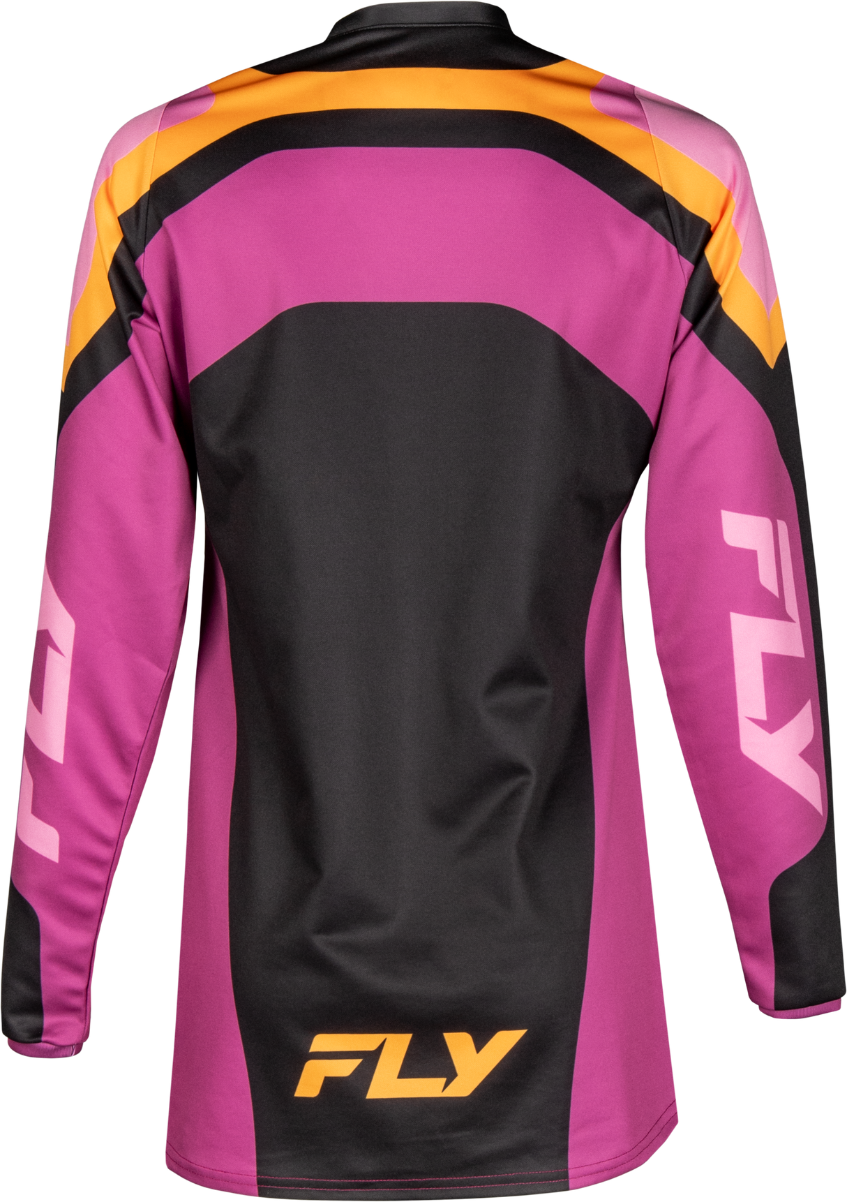 Fly Racing Women's F 16 Jersey for Offroad Motorcycles - Black, Mauve, and Yellow, X-Large