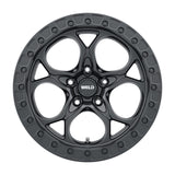 Weld Off-Road W108 17x9 Ledge Satin Black Wheel with 5x127 Bolt Pattern and -12 Offset