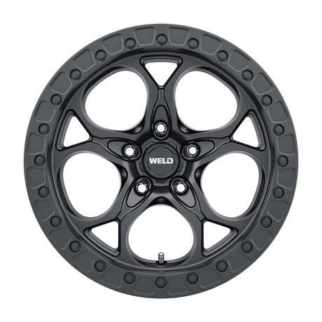 Weld Off-Road W108 17x9 Ledge Satin Black Wheel with 5x127 Bolt Pattern and -12 Offset