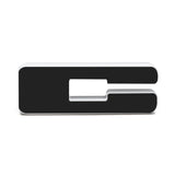 ORACLE Lighting Universal Illuminated LED Letter Badges - Matte Blk Surface Finish - C