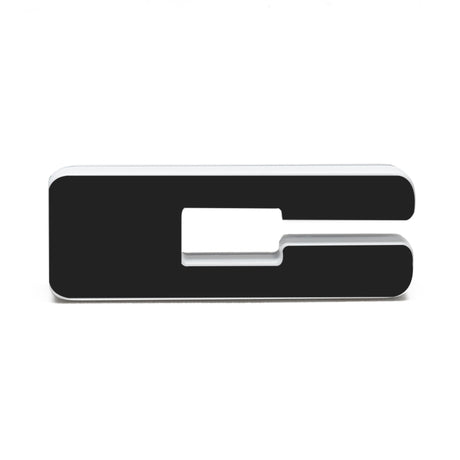 ORACLE Lighting Universal Illuminated LED Letter Badges - Matte Blk Surface Finish - C