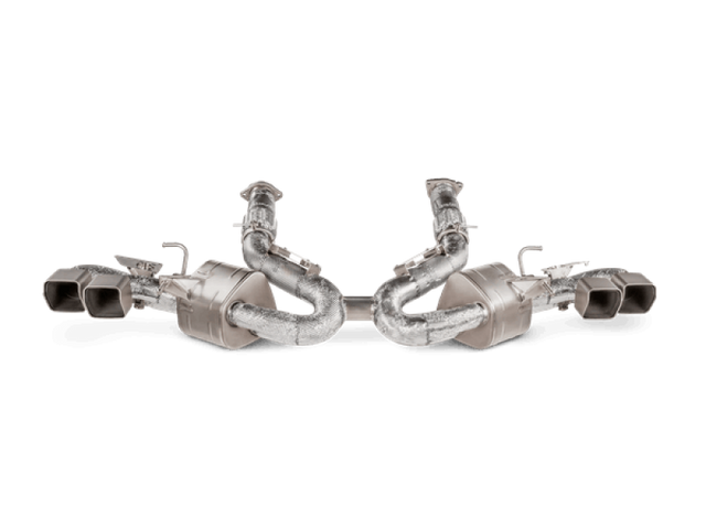 Akrapovic Slip-On Line for Chevrolet Corvette C8 (2020+), Titanium – Part S-CO/TI/3