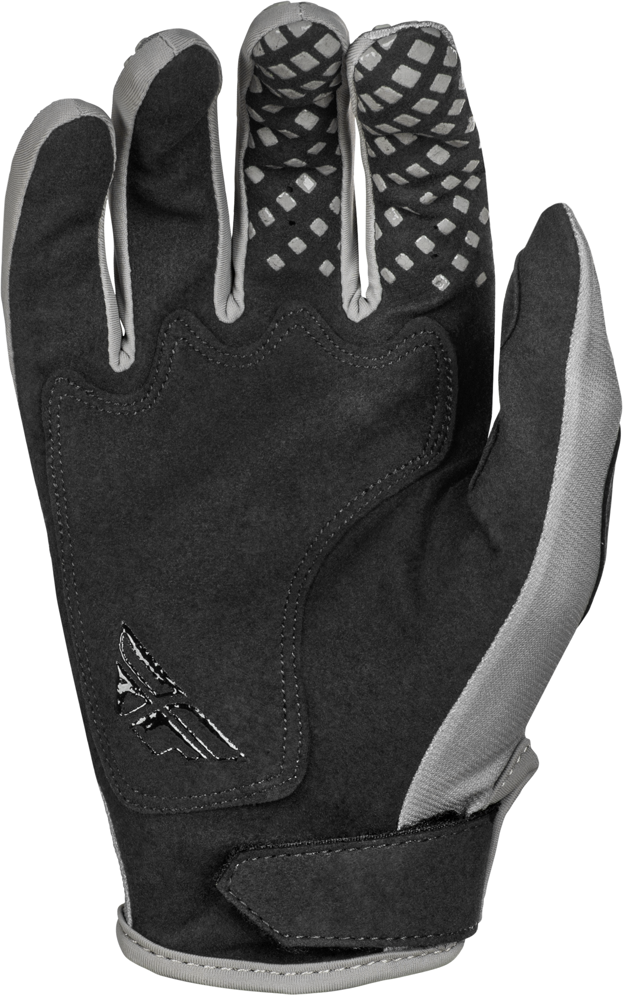 Fly Racing Kinetic Sym Gloves Grey/Black – Lightweight Race Gloves for Motocross and Off-Road Vehicles