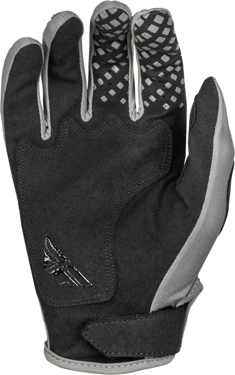 Fly Racing Kinetic Sym Gloves Grey/Black – Lightweight Race Gloves for Motocross and Off-Road Vehicles
