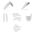 Acerbis 2025 Honda CRF250R/CRF450R Full Plastic Kit - White, Includes Front Fender and Side Panels