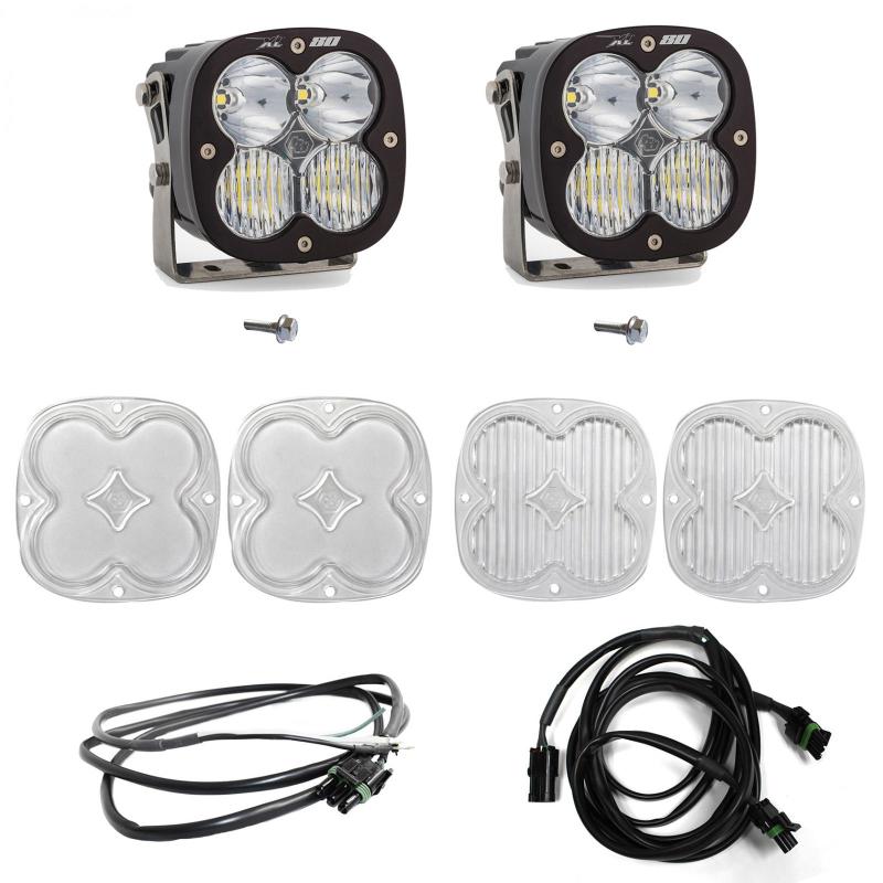 Baja Designs 2021+ Ford Bronco A Pillar Light Kit XL80 D/C with Upfitter