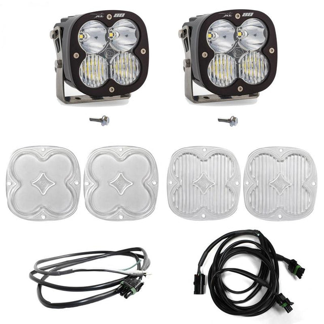 Baja Designs 2021+ Ford Bronco A Pillar Light Kit XL80 D/C with Upfitter