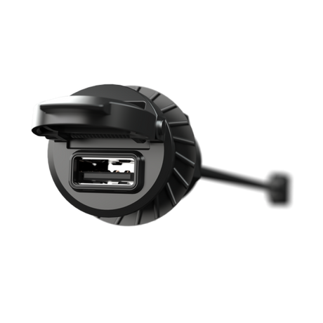 Rockford Fosgate PMX-USBP Universal USB Port for Powersports Vehicles - Extends USB Input with Corrosion-Resistant Connections and Protective Cover