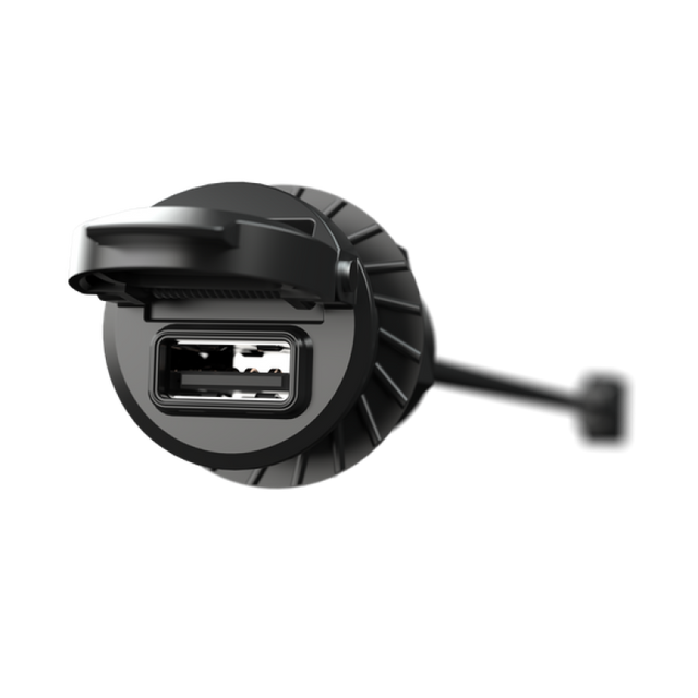 Rockford Fosgate PMX-USBP Universal USB Port for Powersports Vehicles - Extends USB Input with Corrosion-Resistant Connections and Protective Cover