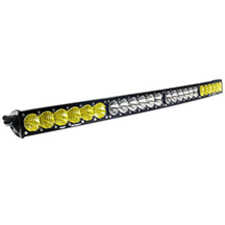 Baja Designs OnX6 Arc Series 40-Inch Dual Pattern LED Light Bar - Amber and White for Automotive Use